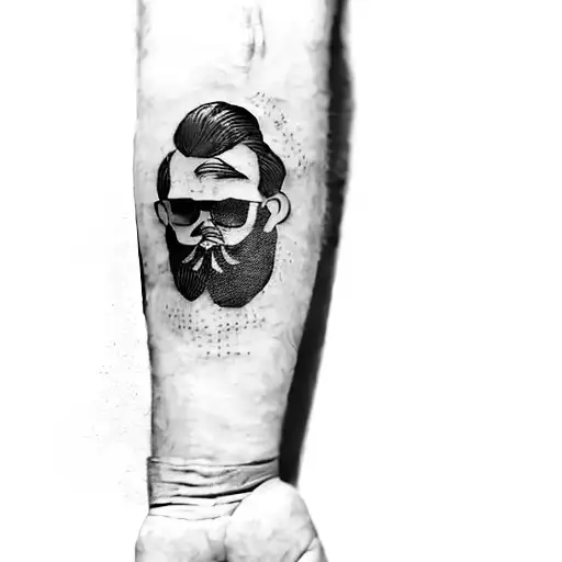 A Portrait Of A Man With A Beard