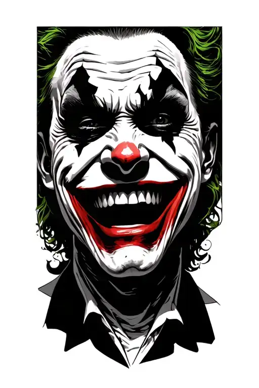 Joker Smiles And Grimaces