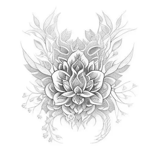 A Nature-inspired Dance With Intricate Floral Patterns