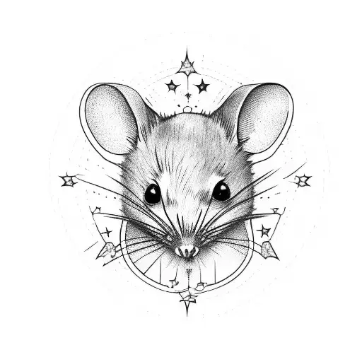 Mouse Holding A Star