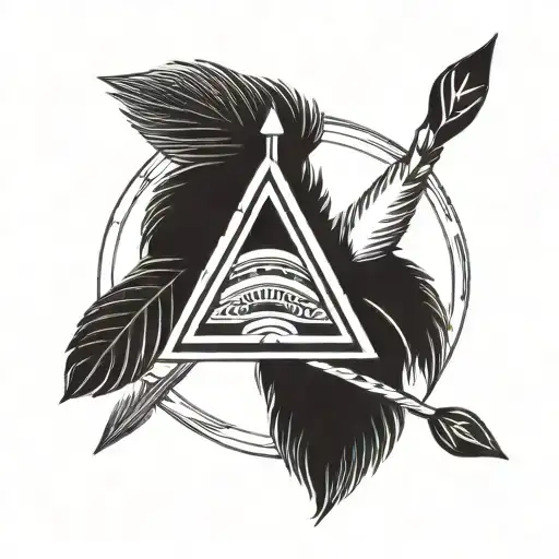 Ojibway Arrow Head Surrounded