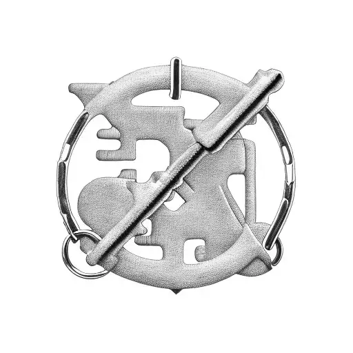 The Keys Hanging On A Keychain In Black And White