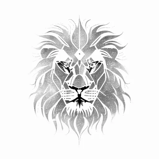 Steel Metal Lion Head