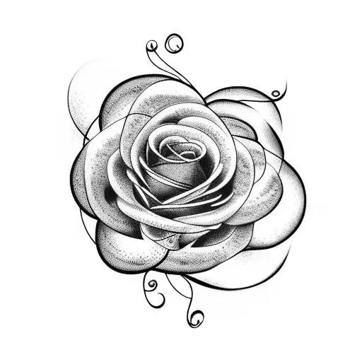 Da Vinci Black Rose And Vines