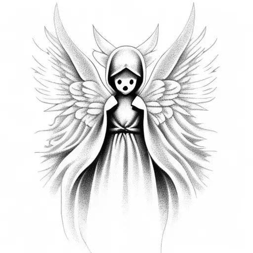 Angel Like Character No Face