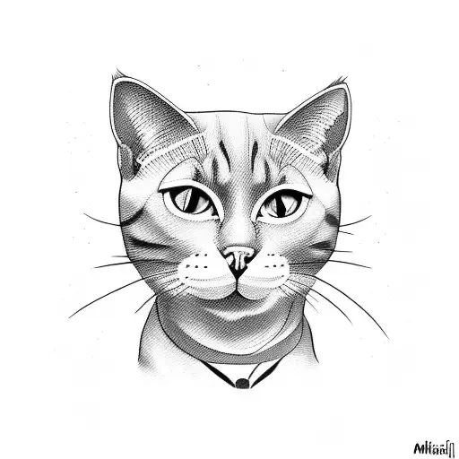 Minimalist Cat Tattos