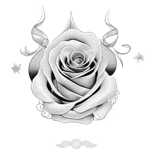 Gloria Lyn With A Black Rose