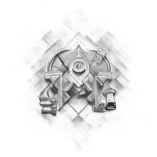 Whatever It Takes Script With Letters Made From Tools And Car Parts