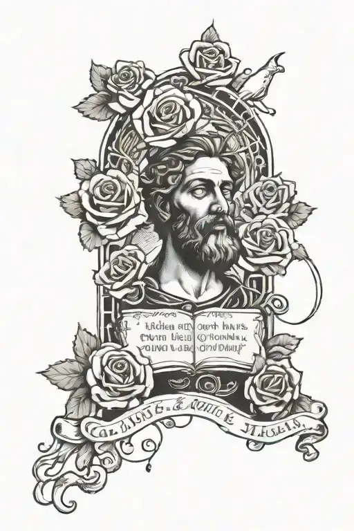 God With Wire Around It And Roses With A Bible Verse