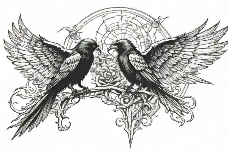 Death Angel And Crow