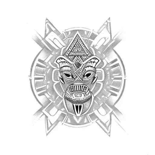 Aztec Tribal Shoulder