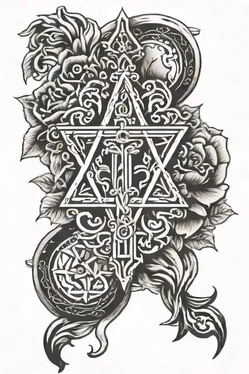 Memorial Tattoo For My Jewish Female Friend And I Am Catholic