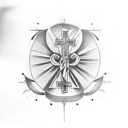 Catholic Tattoo With Mexican Undertone