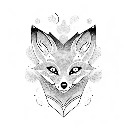 A Mystical Fox Surrounded By Swirling Energy