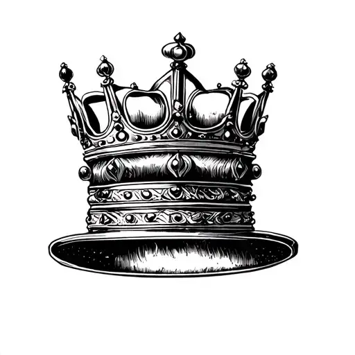 Crown On Top Half Of Cmn