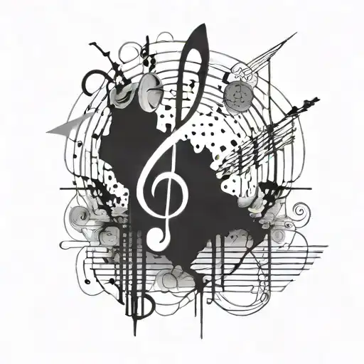 An Abstract Design Inspired By Your Favorite Genre Of Music