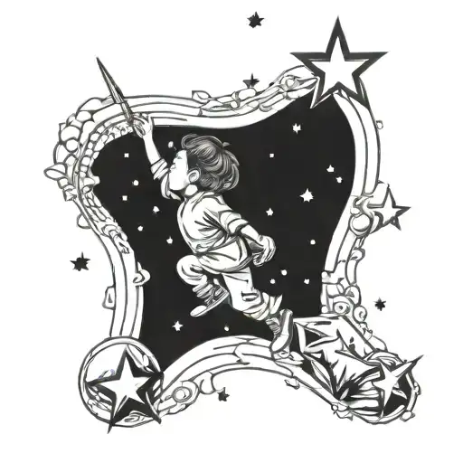 Children Climbed To The Stars