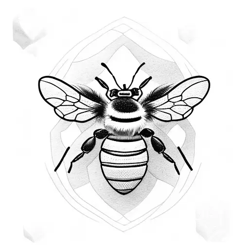 Bee In A Viking Style