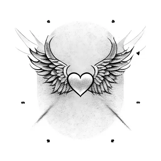 A Turntable With Angel Wings And The Word 'Love'