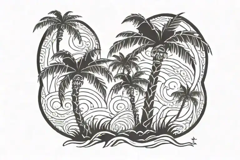 562 But The 6 Turns Into A Palm Tree