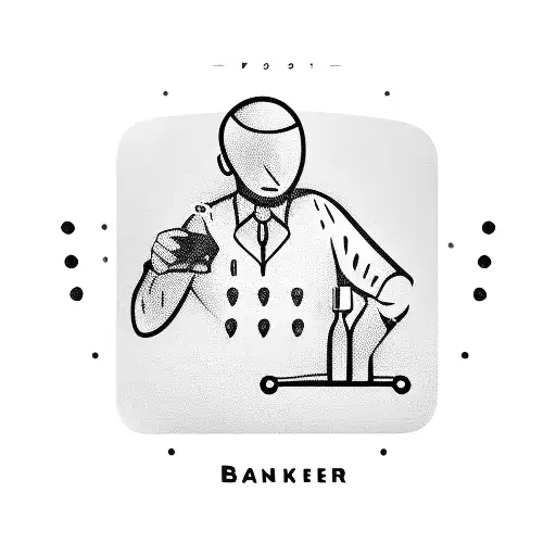 Bartender Logo With Numbers And Rose