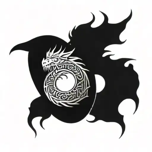 Ouroboros Dragon On Elbow
