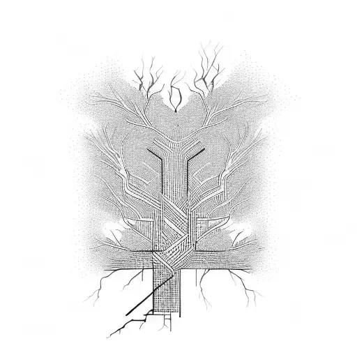 A Binary Code Tree With Roots In The Shape Of A Computer Mouse