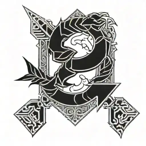 Scorpio Zodiac Sign Arrow