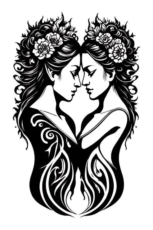 Father Mother Daughter Symbolic Representation