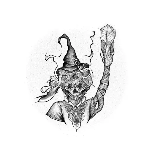 Witchy Mystical Full Arm Sleeve