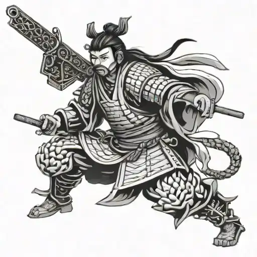 Samurai With Machine Guns