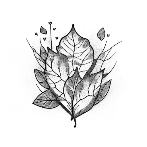 3 Hearts With Leaf And Nature