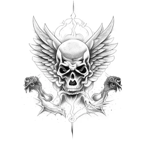 Angel Y Demonio Peleando Por Gobernar Un Cuerpo Sin Alma