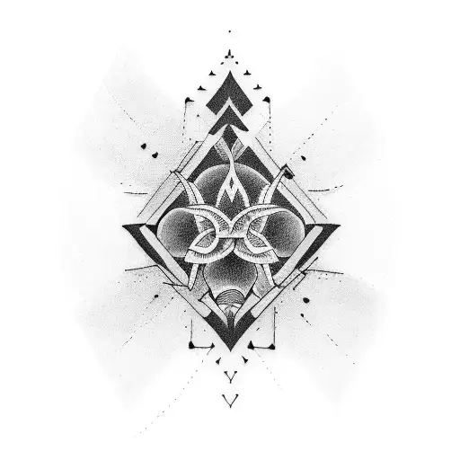 Simple Tattoo For A Brother And Sister