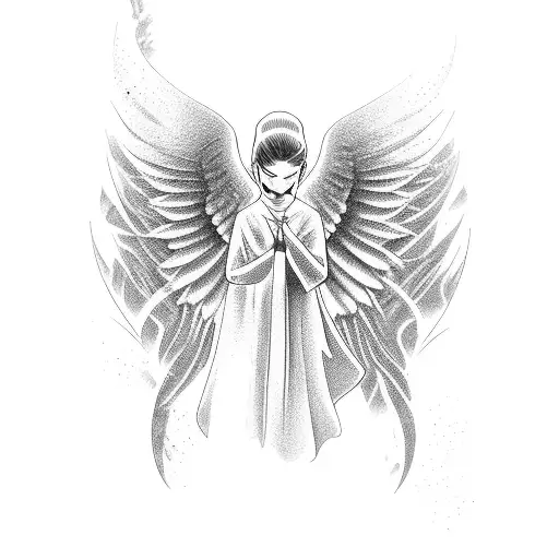 Riley Text With Angel Coming Out Of The Bottom