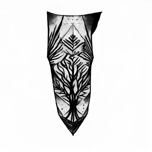 A Man And A Woman In A Forest