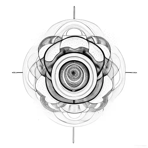 A Torus Field Mushroom Abstract