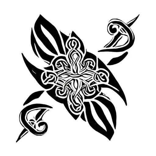 Ornament Patterns From Small Details Of The Celtic