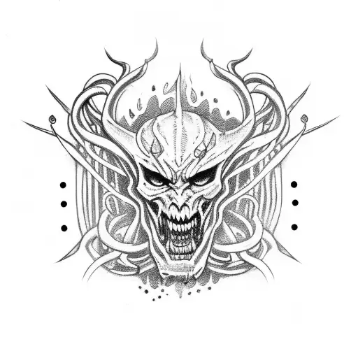 Demon Body In Chains