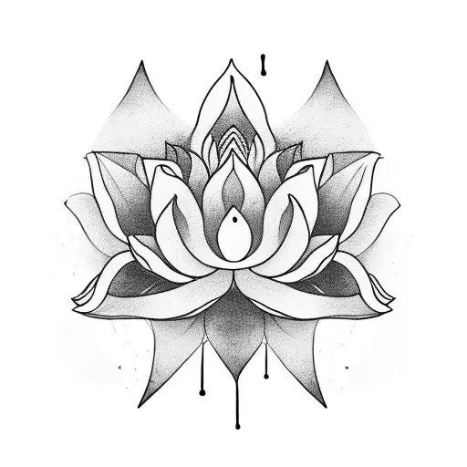 Monk Sitting In Lotus With Multiple Arms