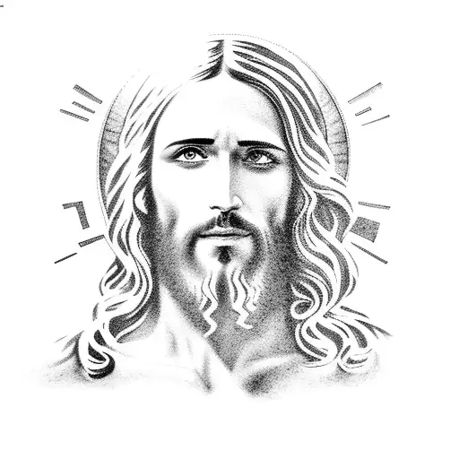 Jesus With His Arms Out