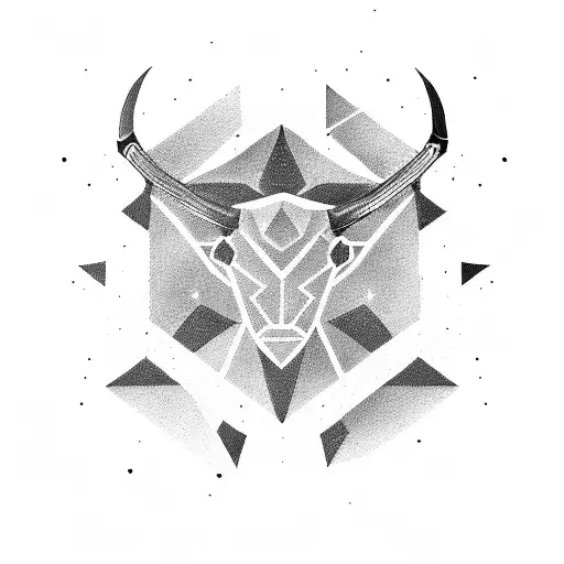 Taurus Constellation Abstract