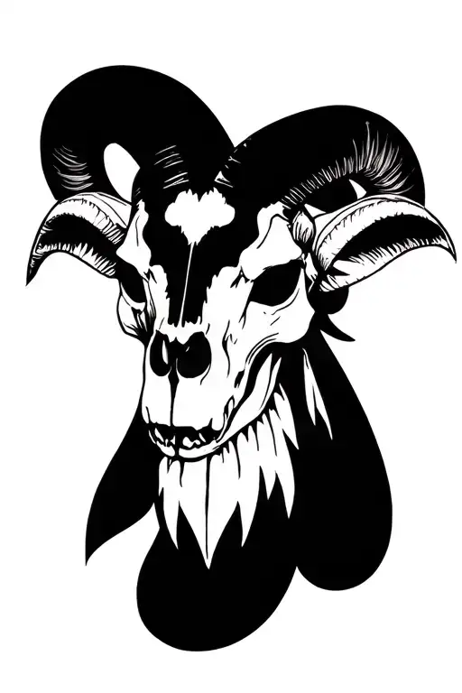 Ram Aries Skull Mask Sodiac