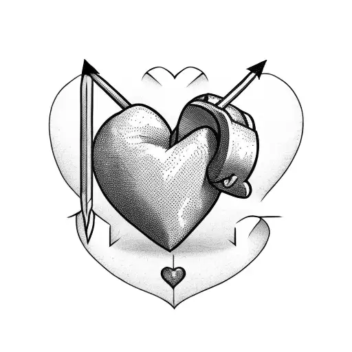 Heart N Letter With Arrow