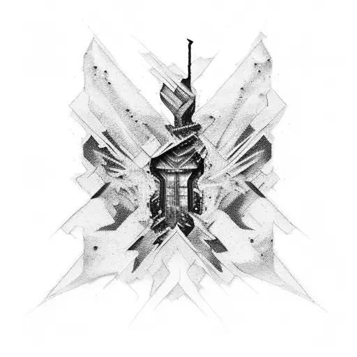 Cybercigilsm Of Broken Glass