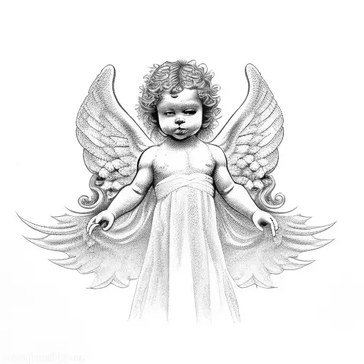 Four Headed Angel Cherub