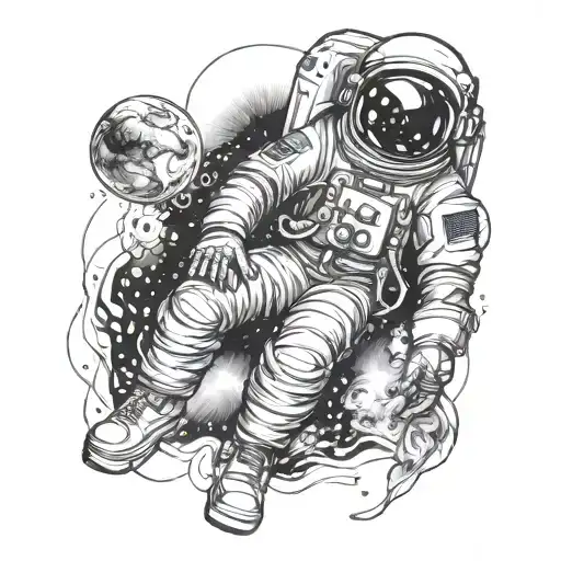 Astronaut Helmet Leg Sleeve