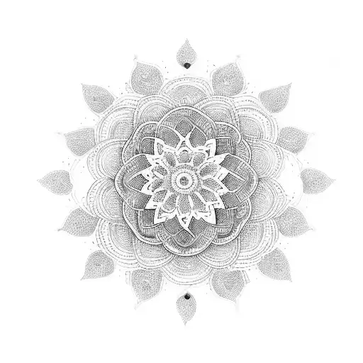 A Mandala Made Of Flowers Symbolizing The Freedom To Love And Take Responsibility