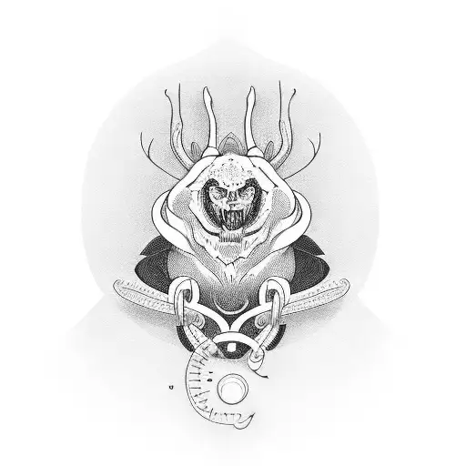 Incorporate The Quote 'Get Busy Living Or Get Busy Dying' Into A Blackwork Design