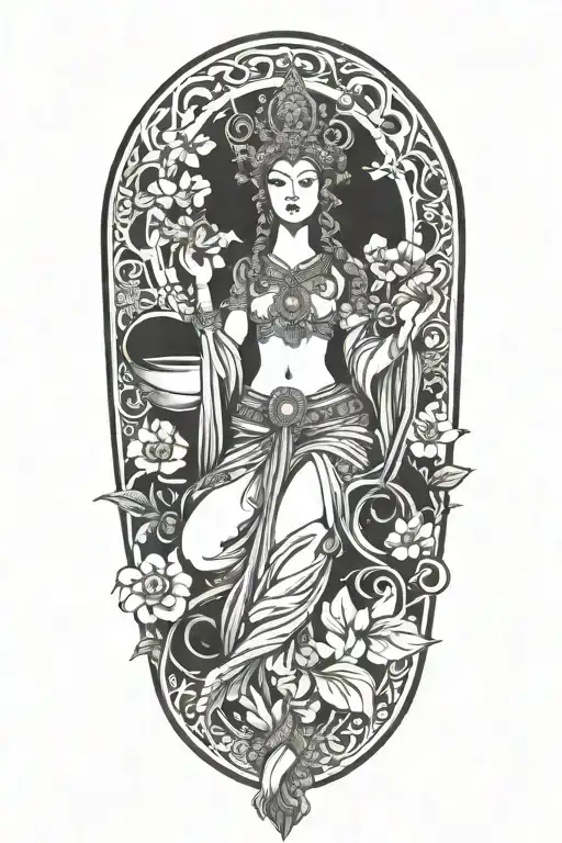 Goddess Of Luck Embedded